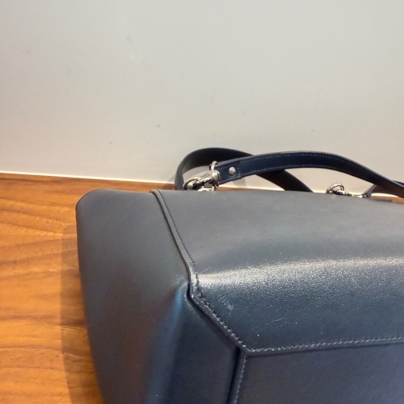 Celine Smooth Calfskin Micro Bi-Color Braided Belt Bag Dark Sea - Picture 2 of 10